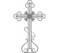 Крест кованый тип 003 (с основанием). от 10000 руб.